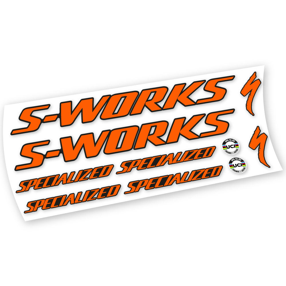 Autocollants compatibles avec le cadre Specialized S-Works Tarmac SL7 (modèles 2021-2023) | Autocollants en vinyle pour vélo de route