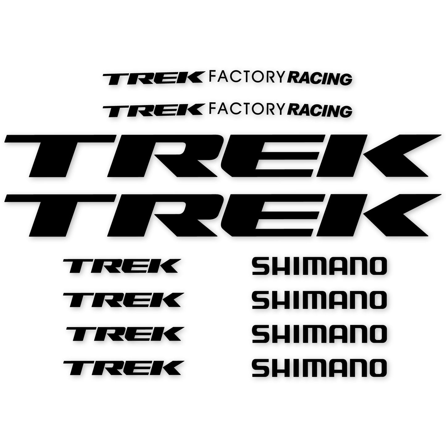 Autocollants, Trek Factory Racing Team, Cadre, Autocollant Vélo vinyle
