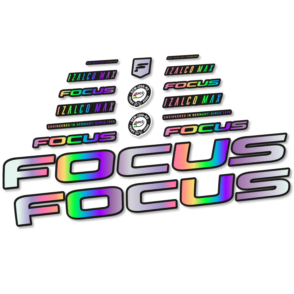Autocollant Focus Izalco Max 9.7, Cadre, Vélo vinyle autocollant