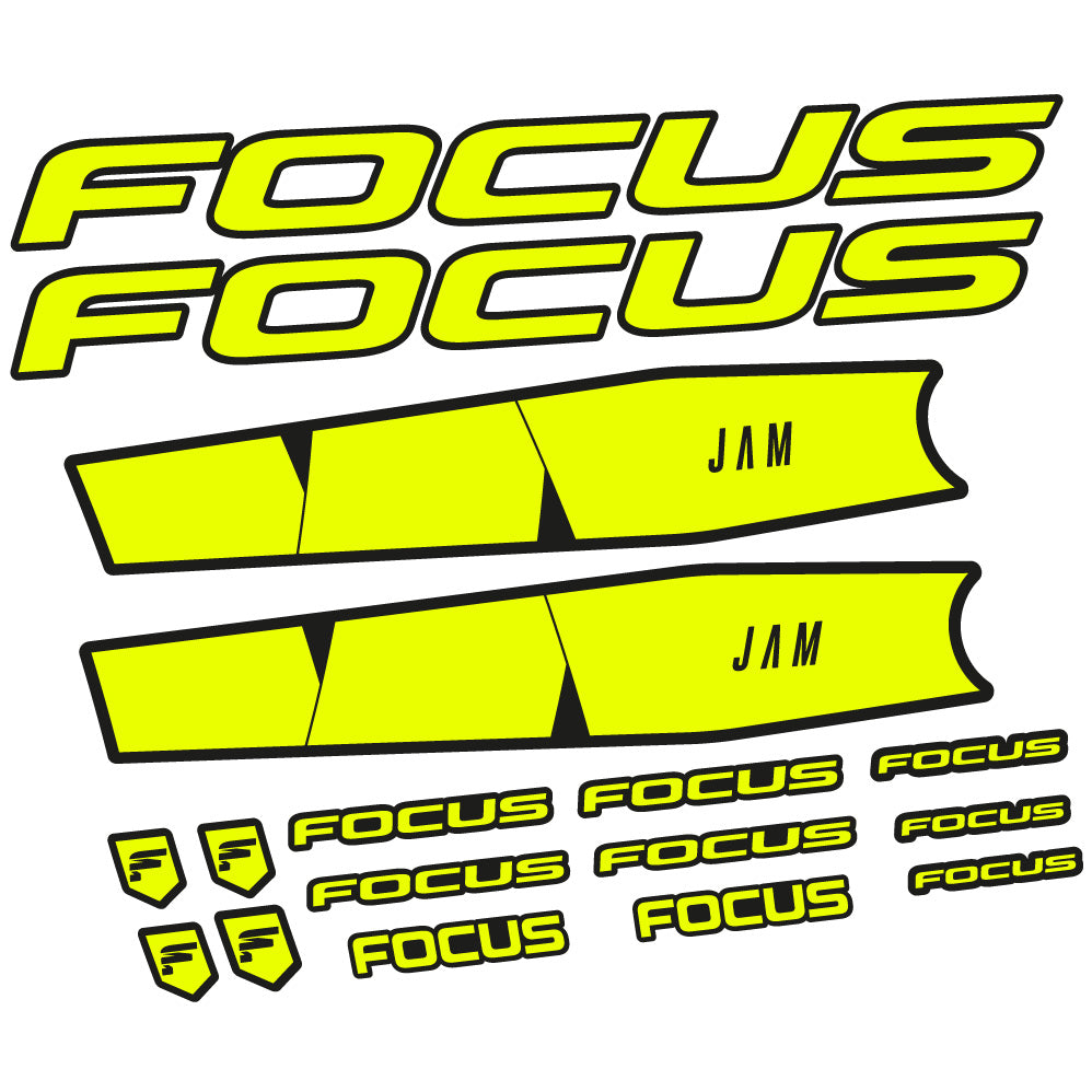 Autocollant Focus Jam 6.8 2021, Cadre, Vélo vinyle sticker