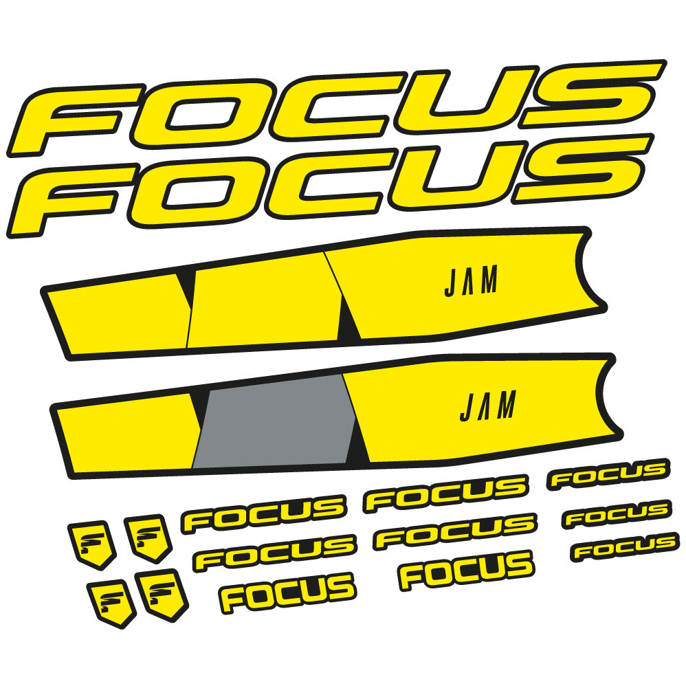 Autocollant Focus Jam 6.8 2021, Cadre, Vélo vinyle sticker