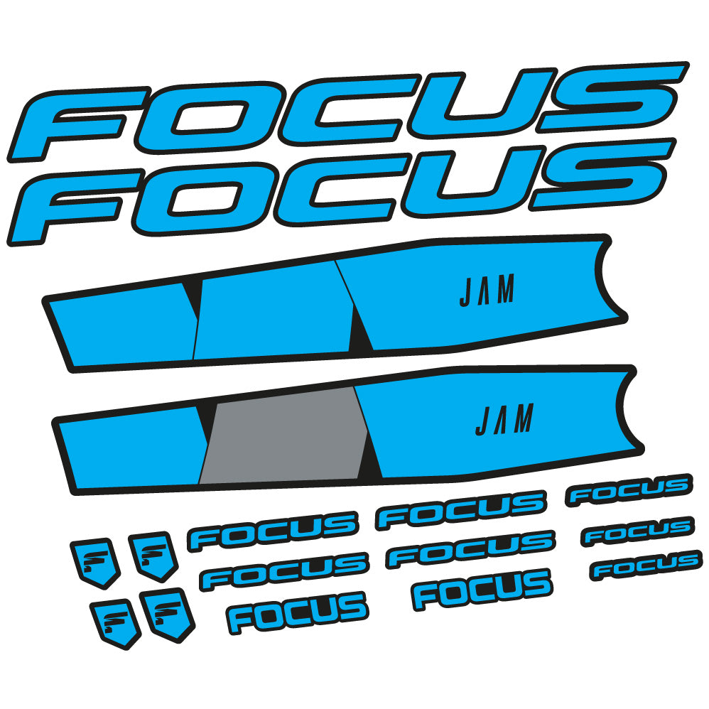 Autocollant Focus Jam 6.8 2021, Cadre, Vélo vinyle sticker