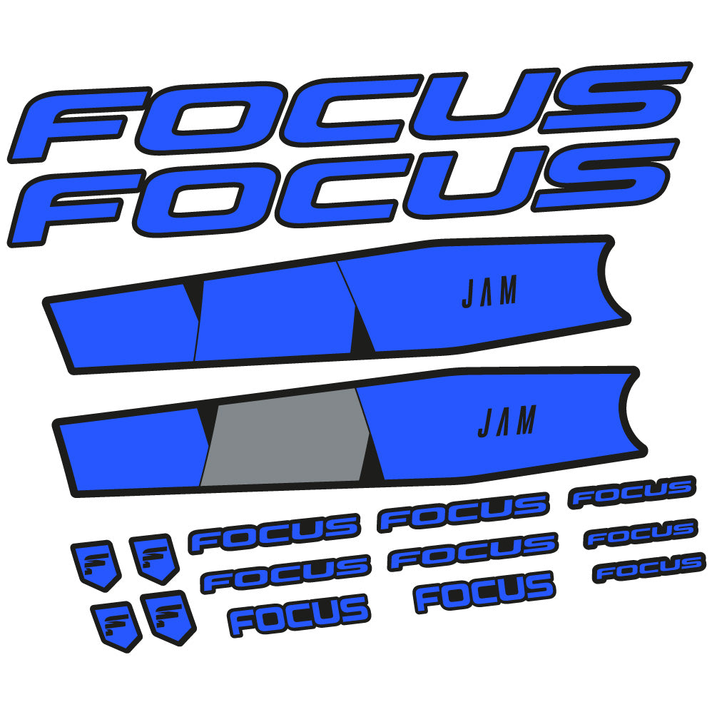 Autocollant Focus Jam 6.8 2021, Cadre, Vélo vinyle sticker
