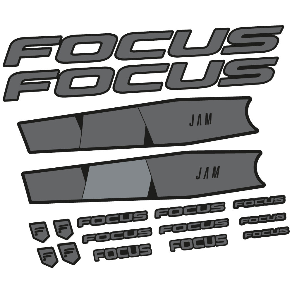 Autocollant Focus Jam 6.8 2021, Cadre, Vélo vinyle sticker