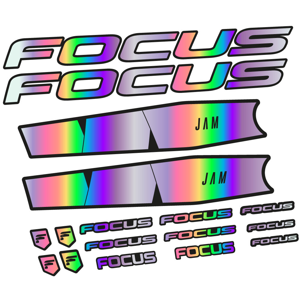 Autocollant Focus Jam 6.8 2021, Cadre, Vélo vinyle sticker