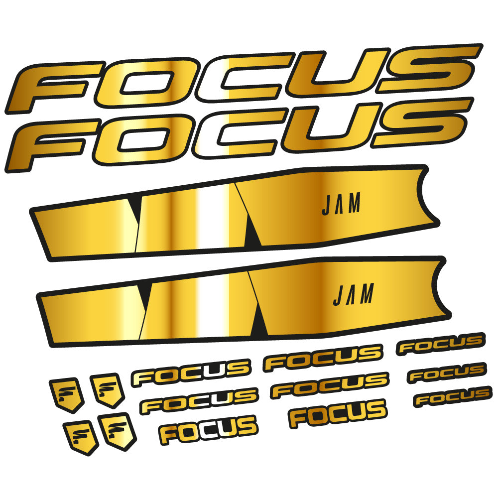 Autocollant Focus Jam 6.8 2021, Cadre, Vélo vinyle sticker