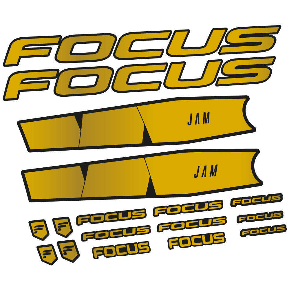 Autocollant Focus Jam 6.8 2021, Cadre, Vélo vinyle sticker
