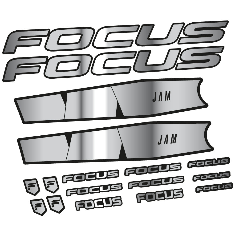 Autocollant Focus Jam 6.8 2021, Cadre, Vélo vinyle sticker