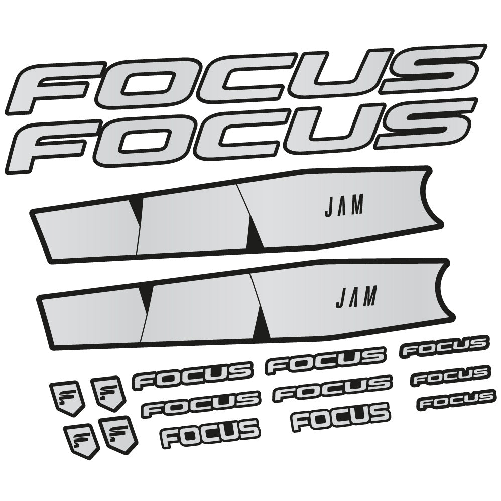 Autocollant Focus Jam 6.8 2021, Cadre, Vélo vinyle sticker