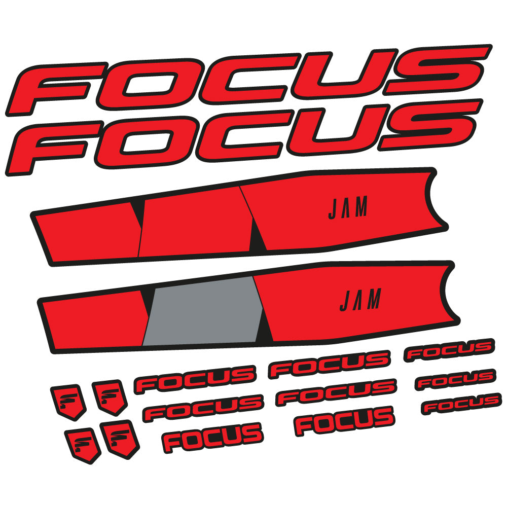 Autocollant Focus Jam 6.8 2021, Cadre, Vélo vinyle sticker