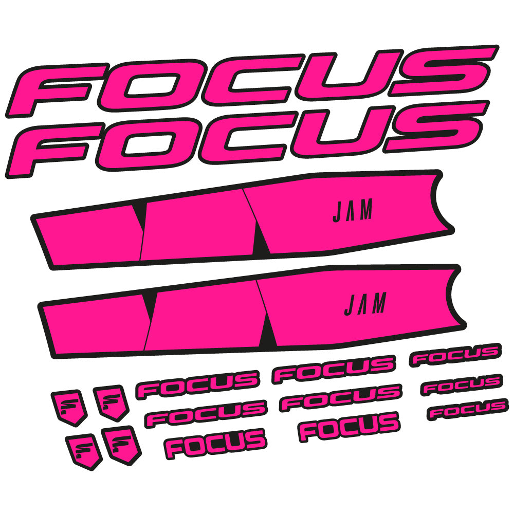 Autocollant Focus Jam 6.8 2021, Cadre, Vélo vinyle sticker