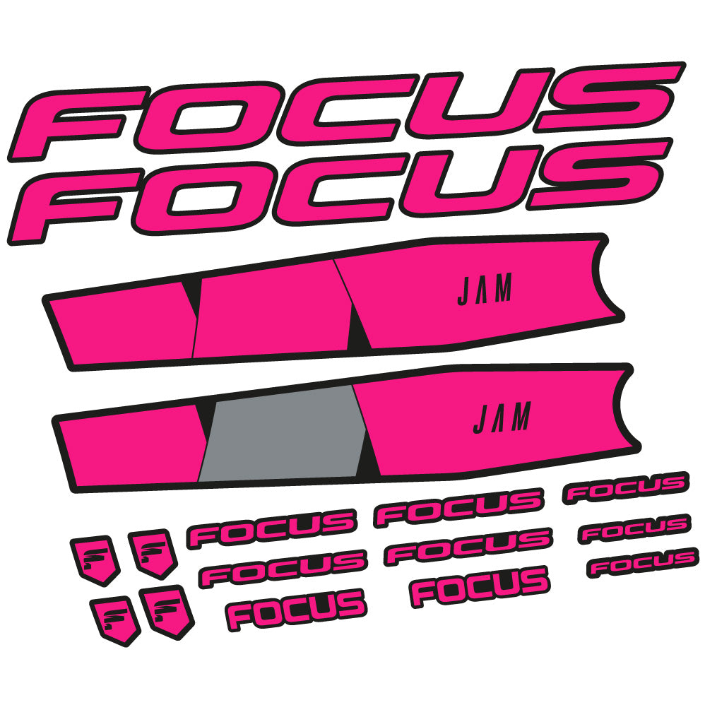 Autocollant Focus Jam 6.8 2021, Cadre, Vélo vinyle sticker