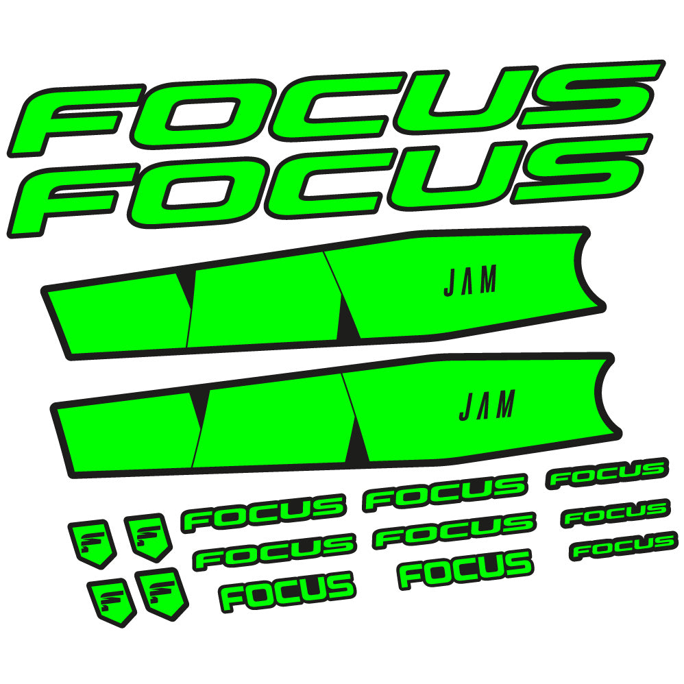 Autocollant Focus Jam 6.8 2021, Cadre, Vélo vinyle sticker