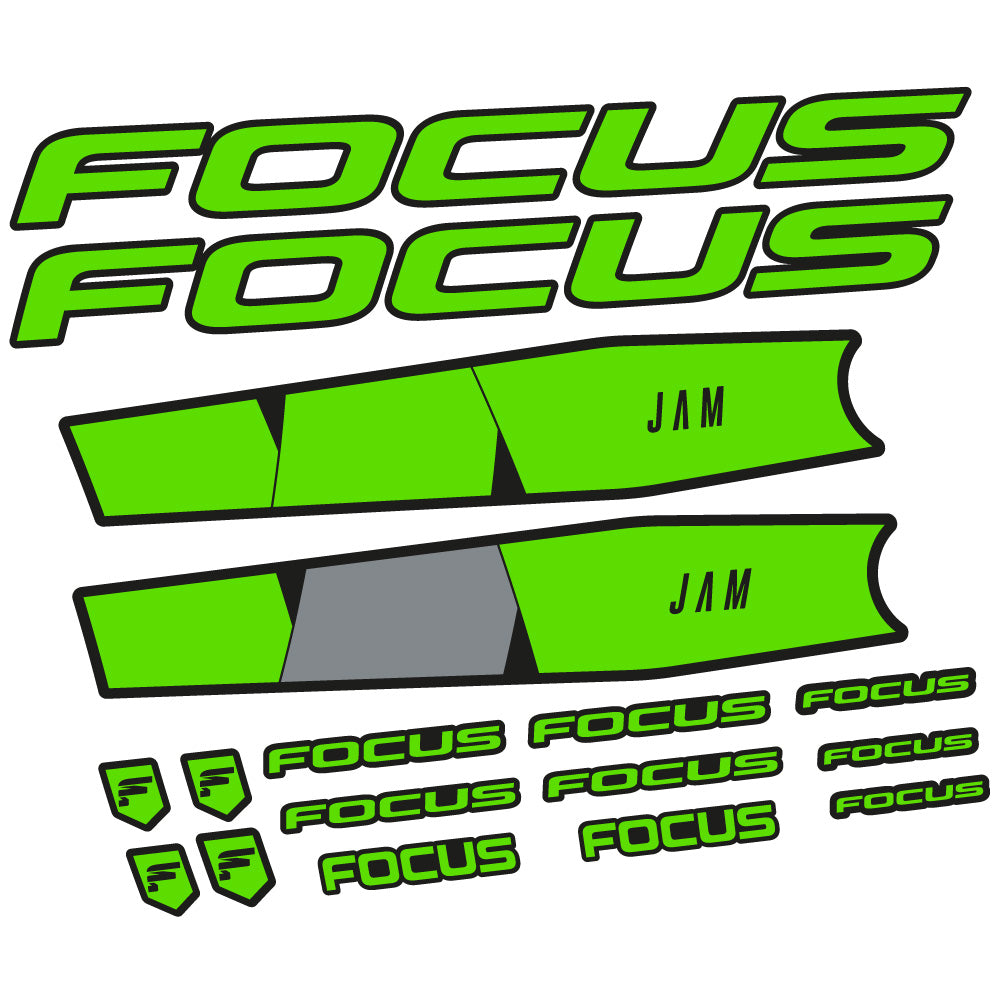 Autocollant Focus Jam 6.8 2021, Cadre, Vélo vinyle sticker