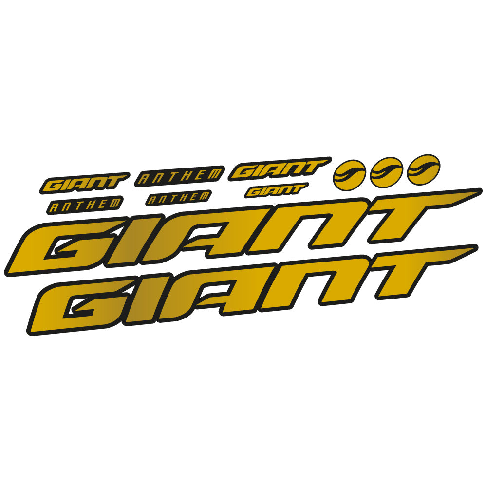 Autocollant Giant Anthem Advanced Pro 2022, Cadre, Vélo vinyle autocollant