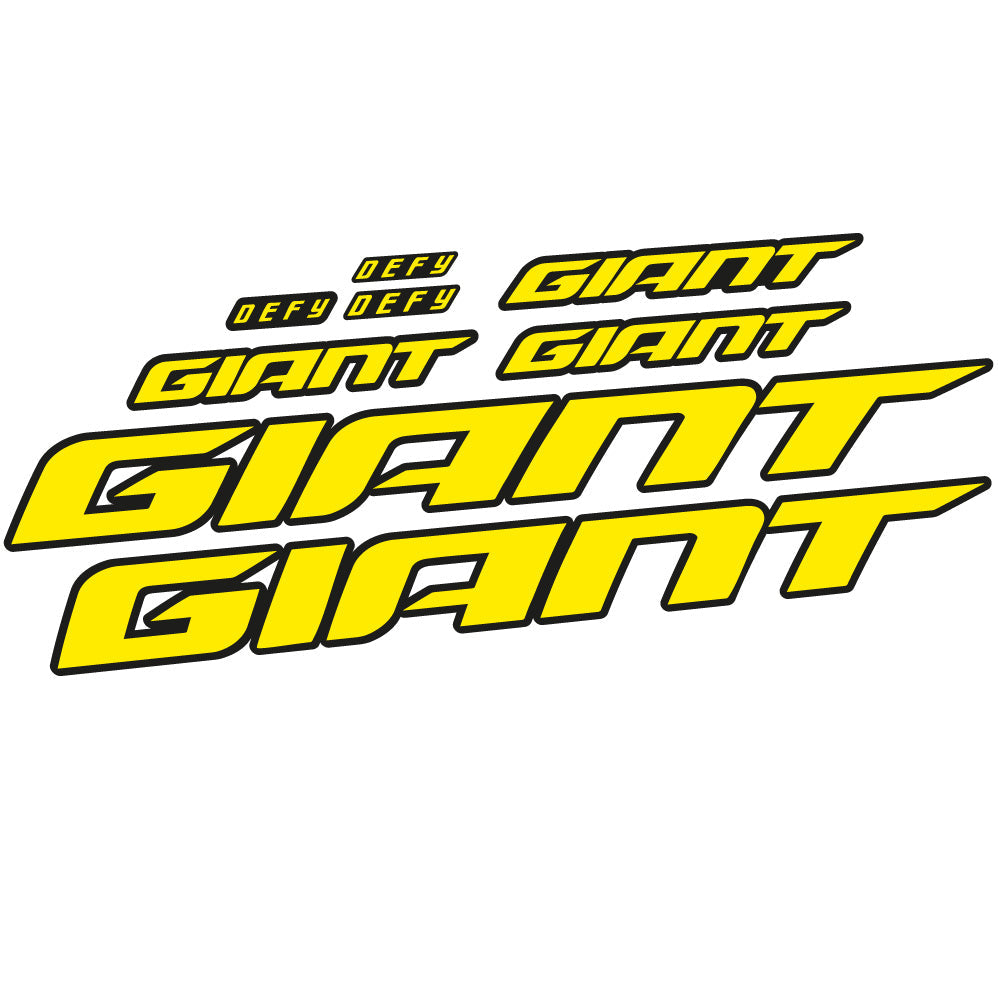 Autocollant Giant Defy Advanced 1 2022, Cadre, Vélo vinyle autocollant