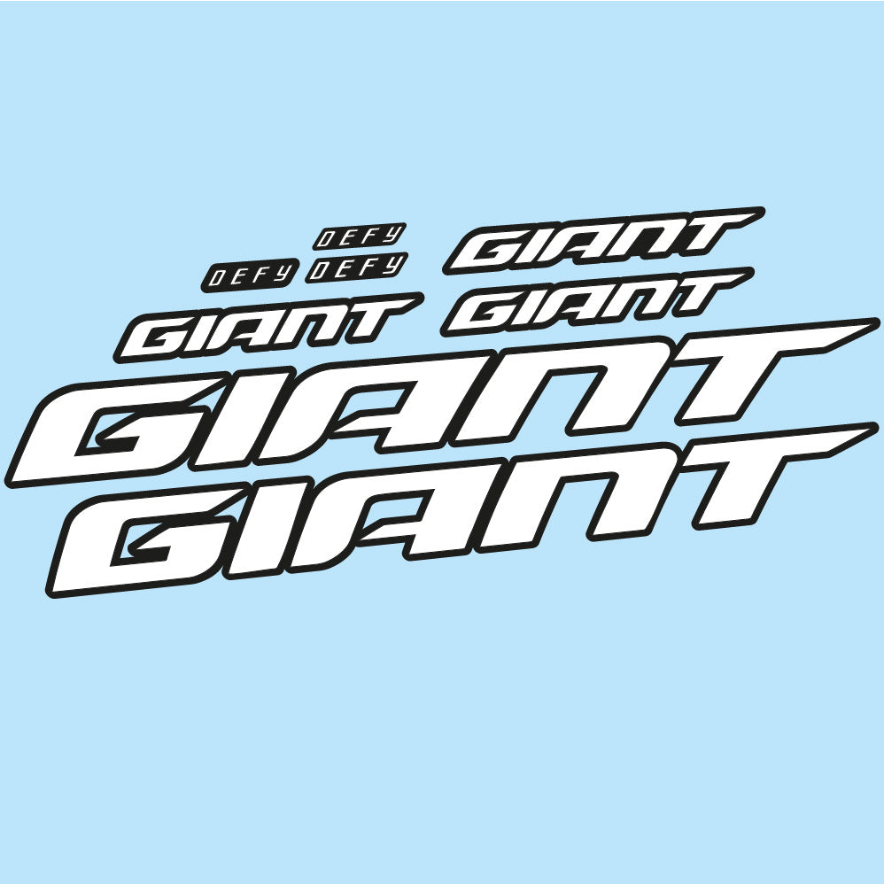 Autocollant Giant Defy Advanced 1 2022, Cadre, Vélo vinyle autocollant