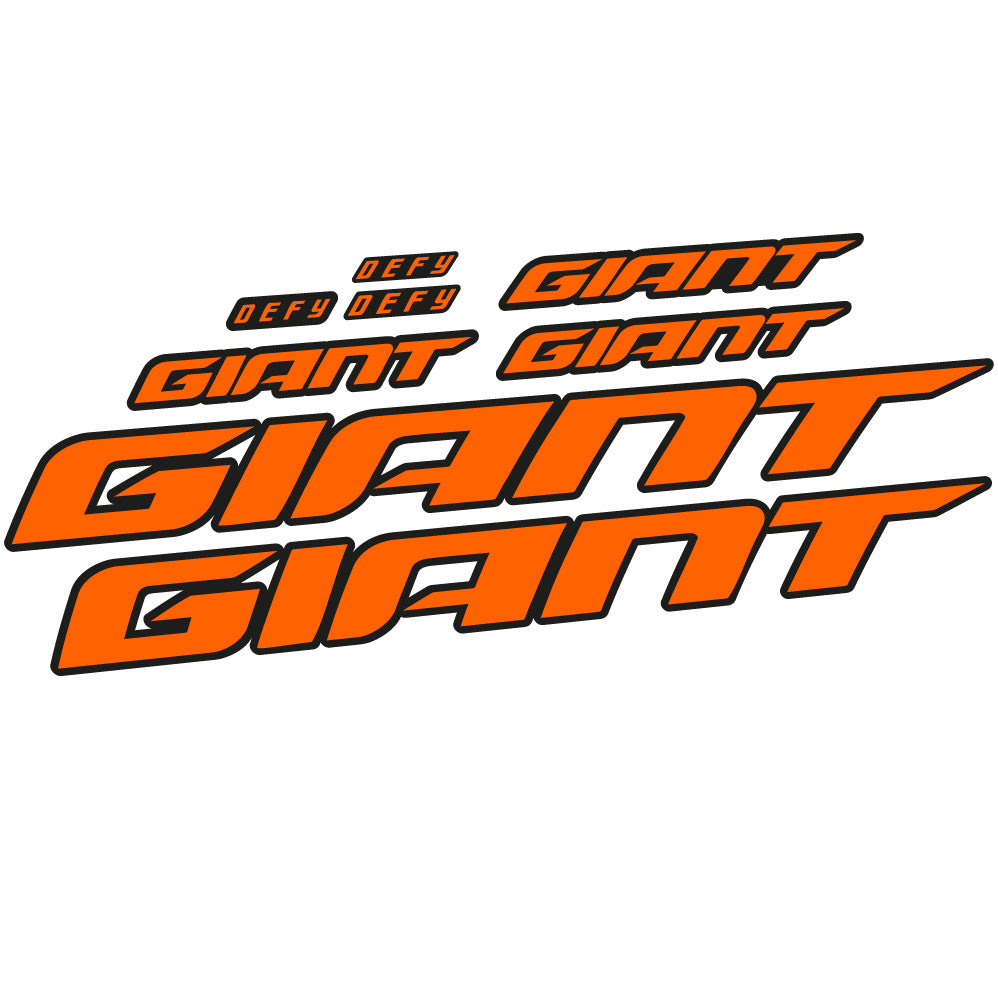 Autocollant Giant Defy Advanced 1 2022, Cadre, Vélo vinyle autocollant