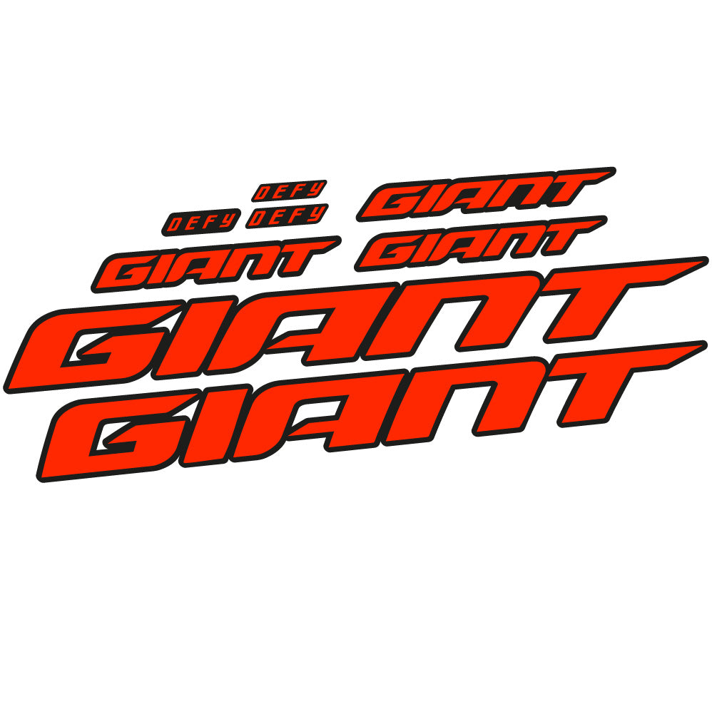 Autocollant Giant Defy Advanced 1 2022, Cadre, Vélo vinyle autocollant