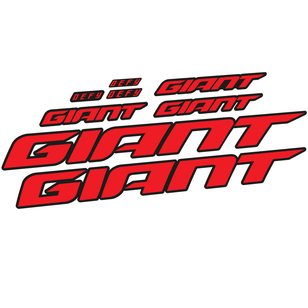 Autocollant Giant Defy Advanced 1 2022, Cadre, Vélo vinyle autocollant
