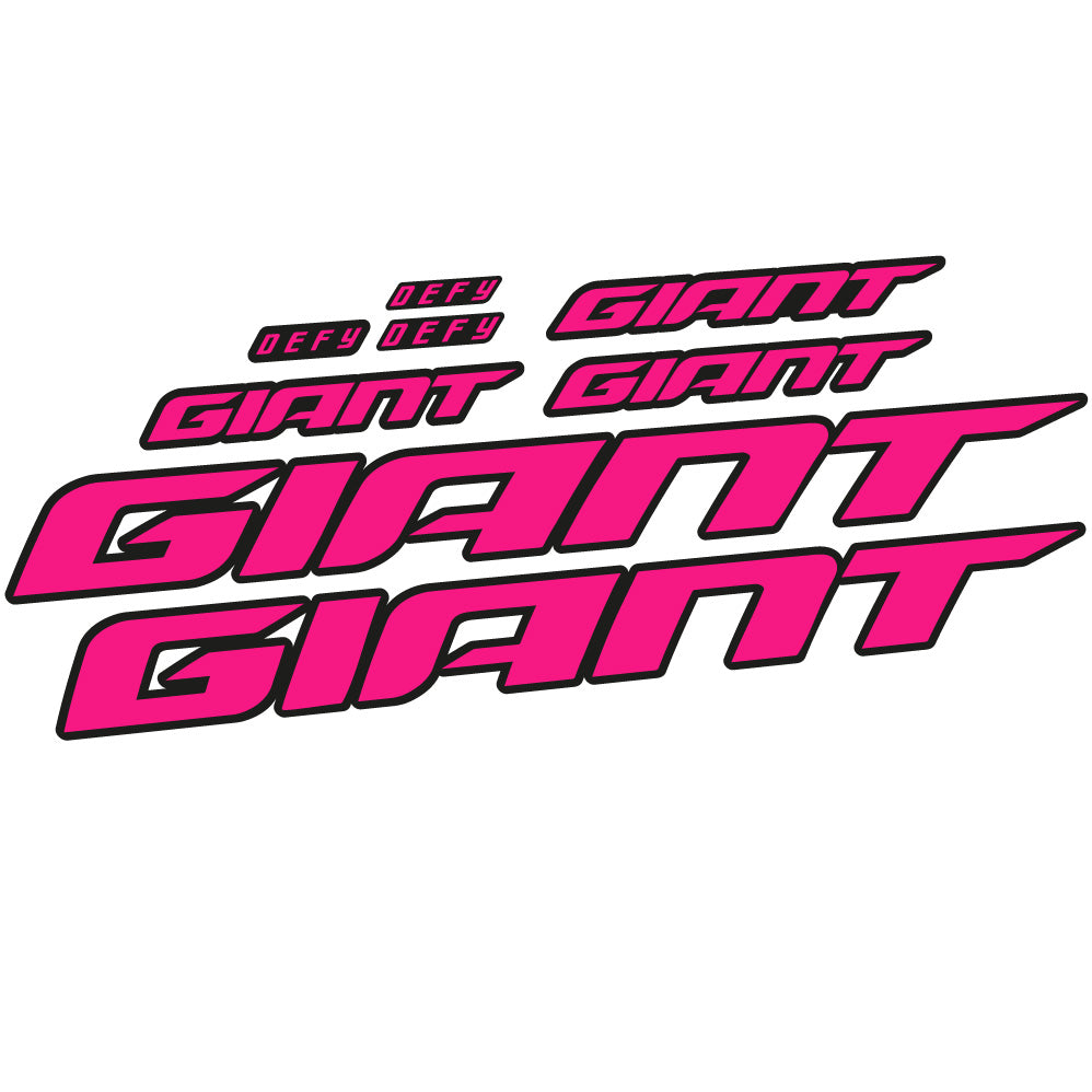 Autocollant Giant Defy Advanced 1 2022, Cadre, Vélo vinyle autocollant