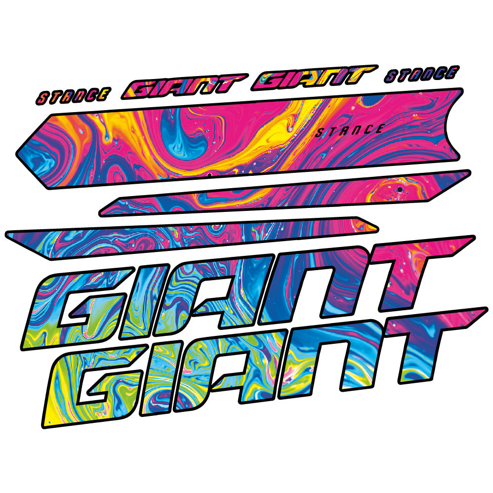 Autocollant Giant Stance 2021, Cadre, Autocollant Vinyle