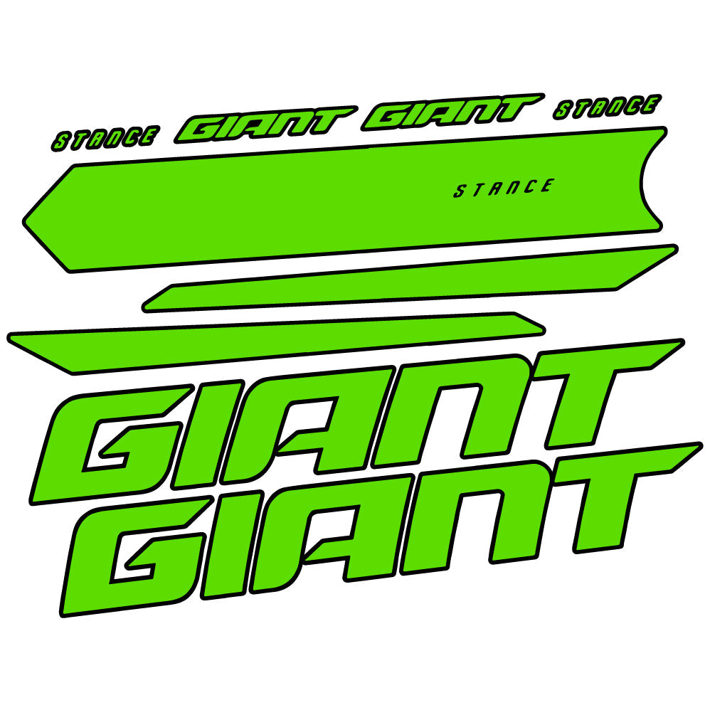 Autocollant Giant Stance 2021, Cadre, Autocollant Vinyle