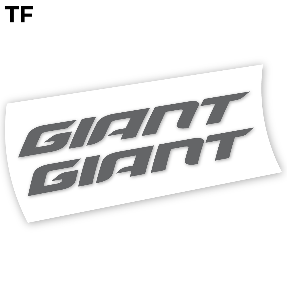 Autocollant Giant TCR SL, Cadre Vinyle autocollant 36x4cm