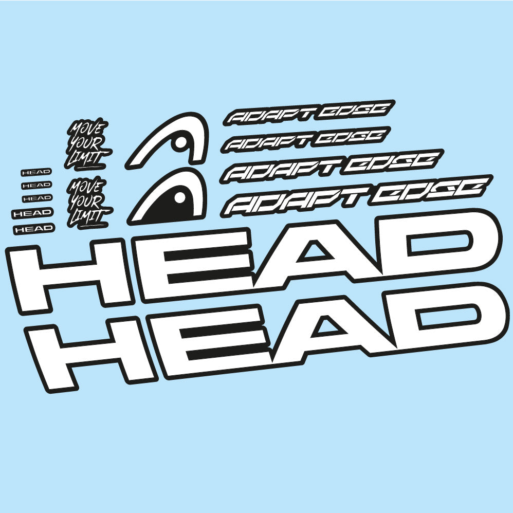 Autocollant Head Adapt Edge III 2023, Cadre, Vélo vinyle sticker