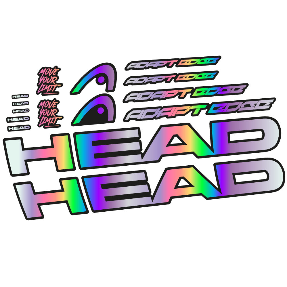 Autocollant Head Adapt Edge III 2023, Cadre, Vélo vinyle sticker