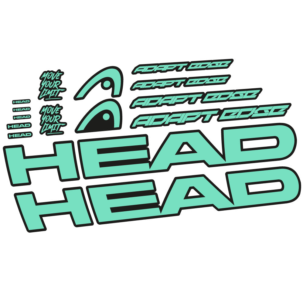 Autocollant Head Adapt Edge III 2023, Cadre, Vélo vinyle sticker