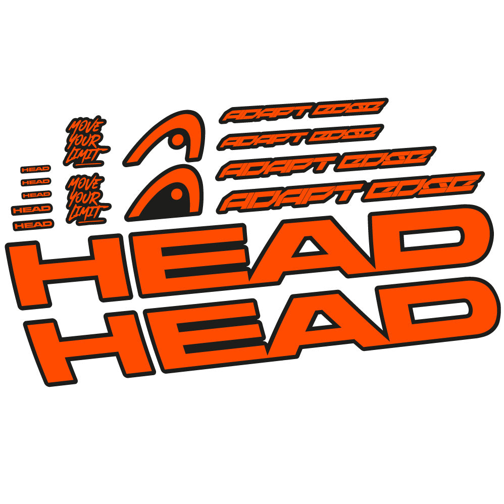 Autocollant Head Adapt Edge III 2023, Cadre, Vélo vinyle sticker