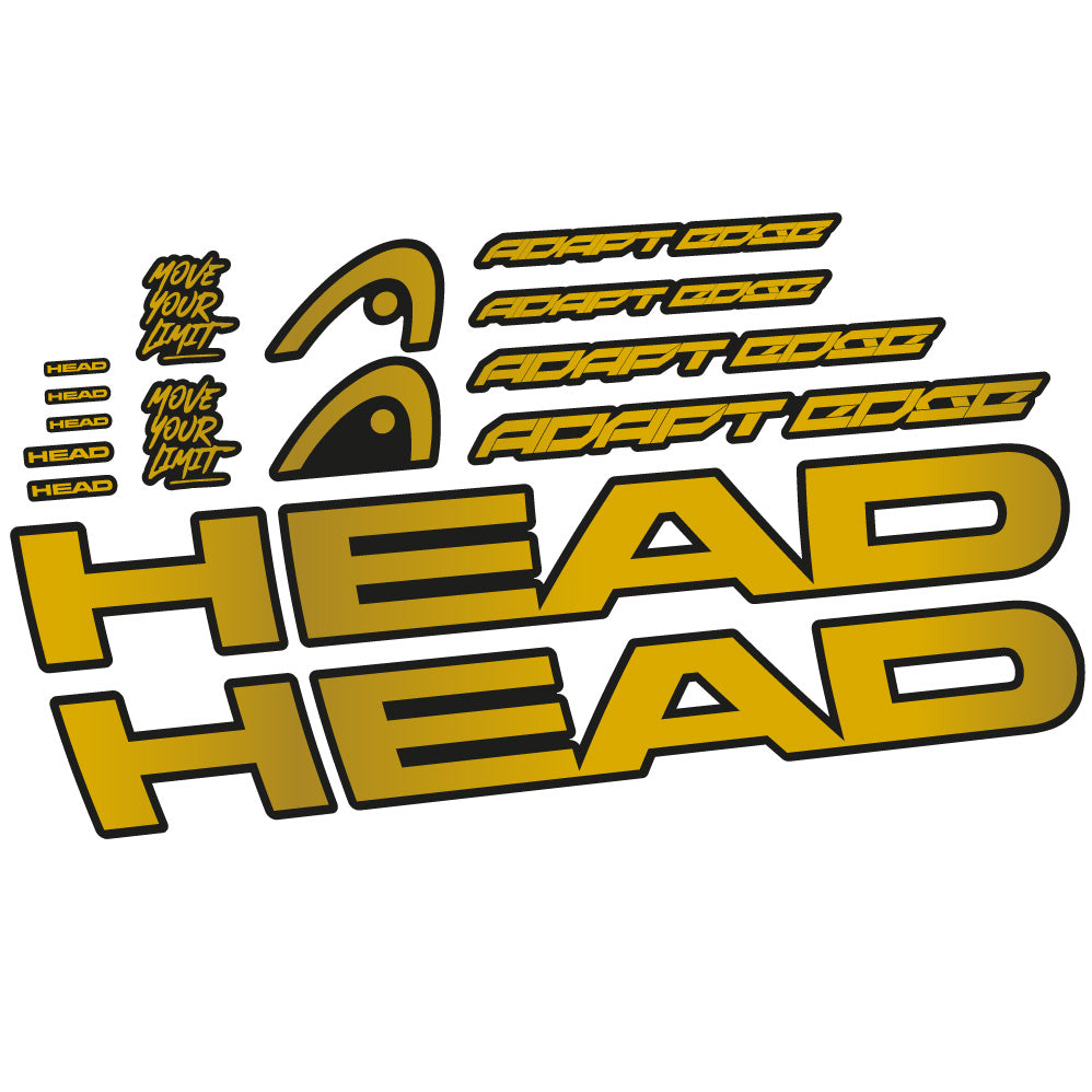 Autocollant Head Adapt Edge III 2023, Cadre, Vélo vinyle sticker
