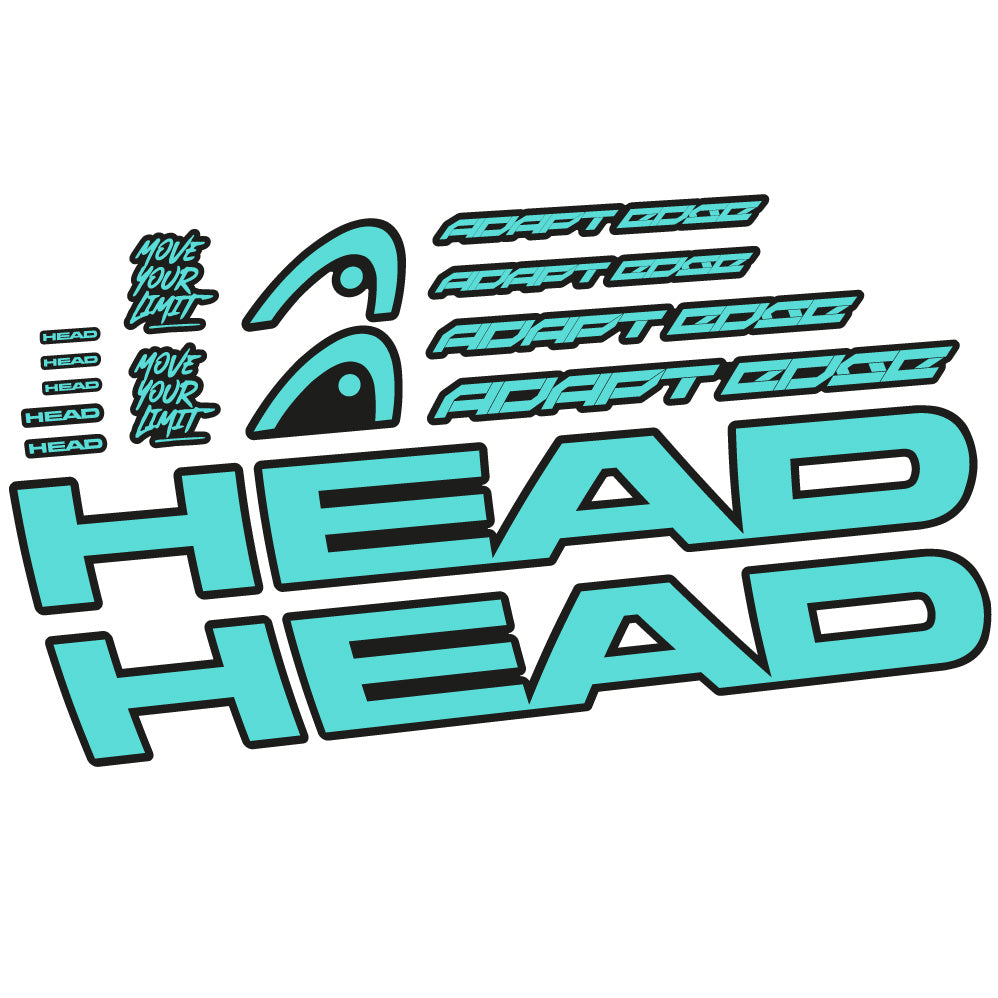 Autocollant Head Adapt Edge III 2023, Cadre, Vélo vinyle sticker