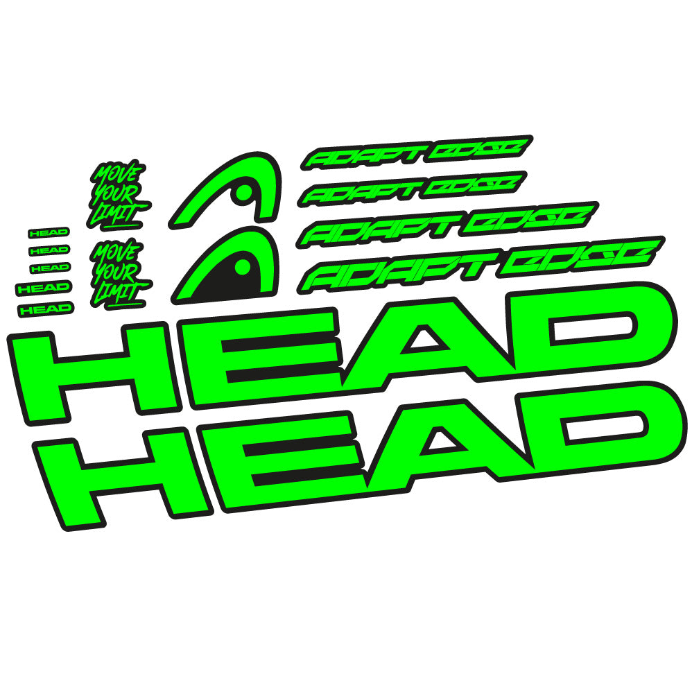 Autocollant Head Adapt Edge III 2023, Cadre, Vélo vinyle sticker