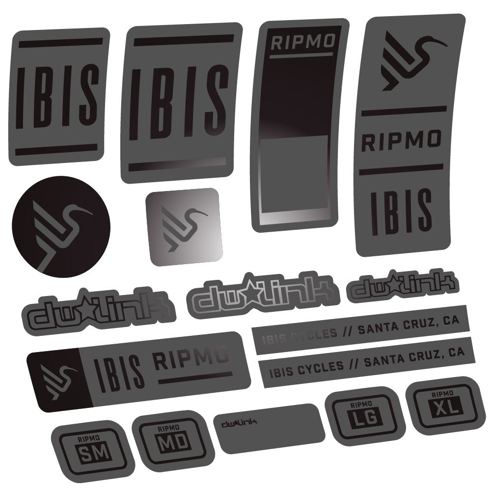 Autocollant Ibis Ripmo V2, Cadre, Vélo vinyle autocollant