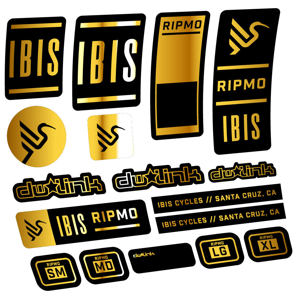 Autocollant Ibis Ripmo V2, Cadre, Vélo vinyle autocollant