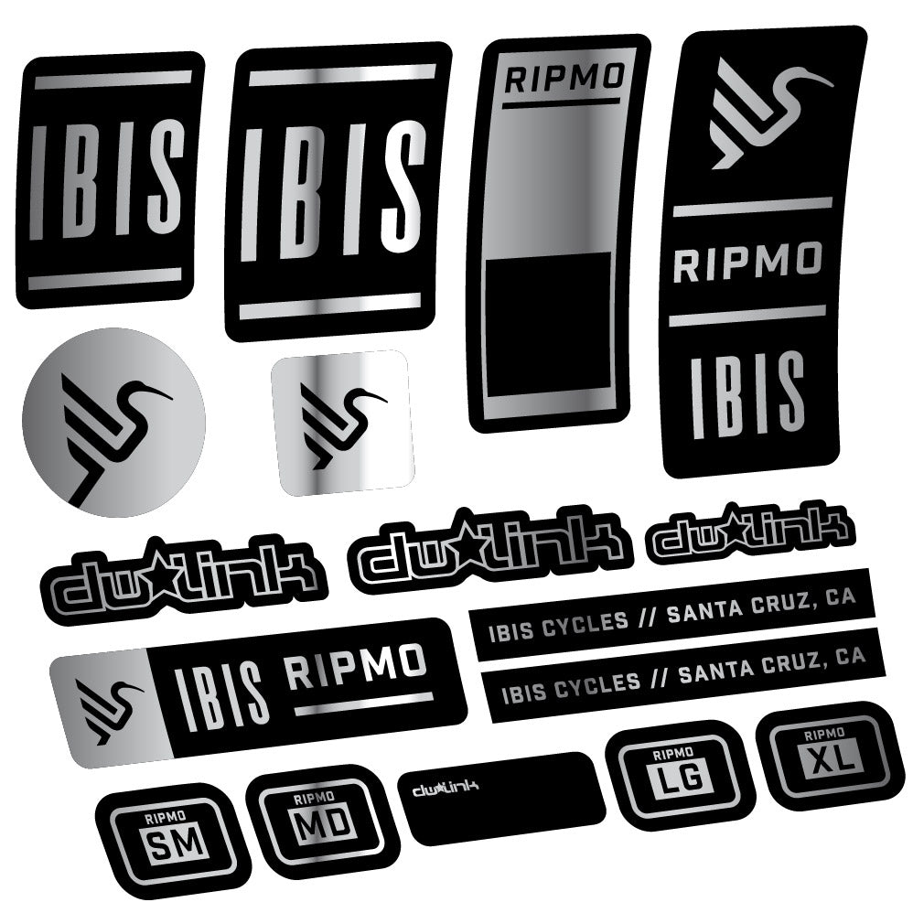 Autocollant Ibis Ripmo V2, Cadre, Vélo vinyle autocollant