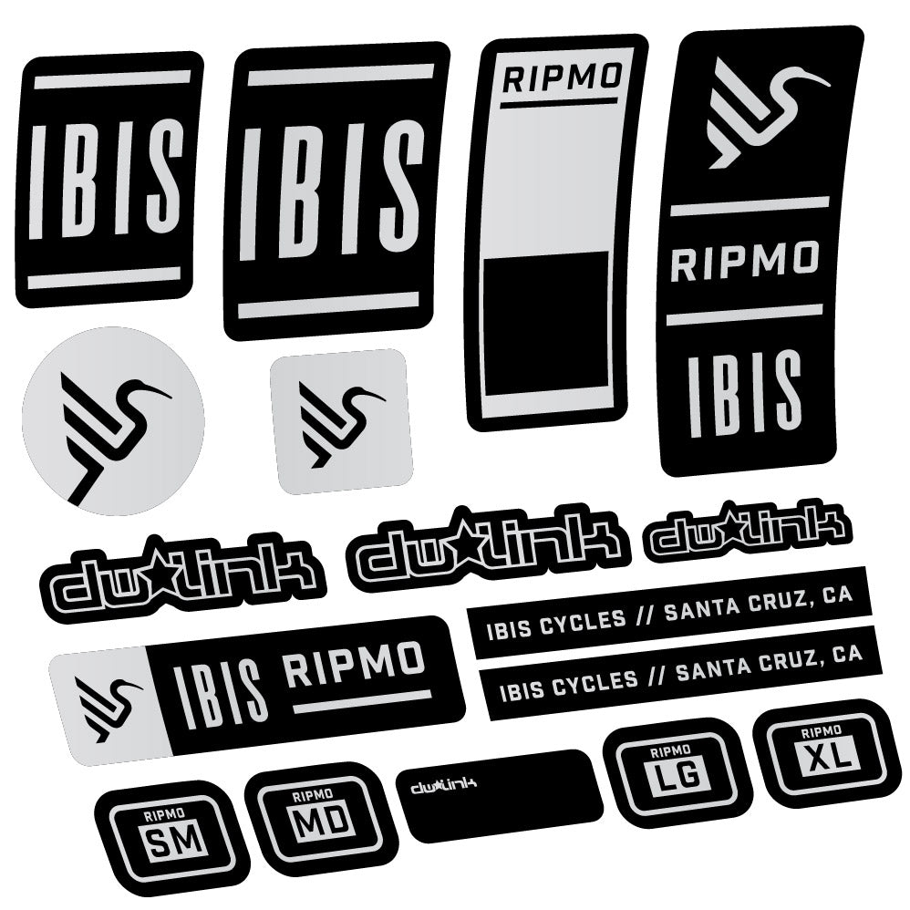 Autocollant Ibis Ripmo V2, Cadre, Vélo vinyle autocollant