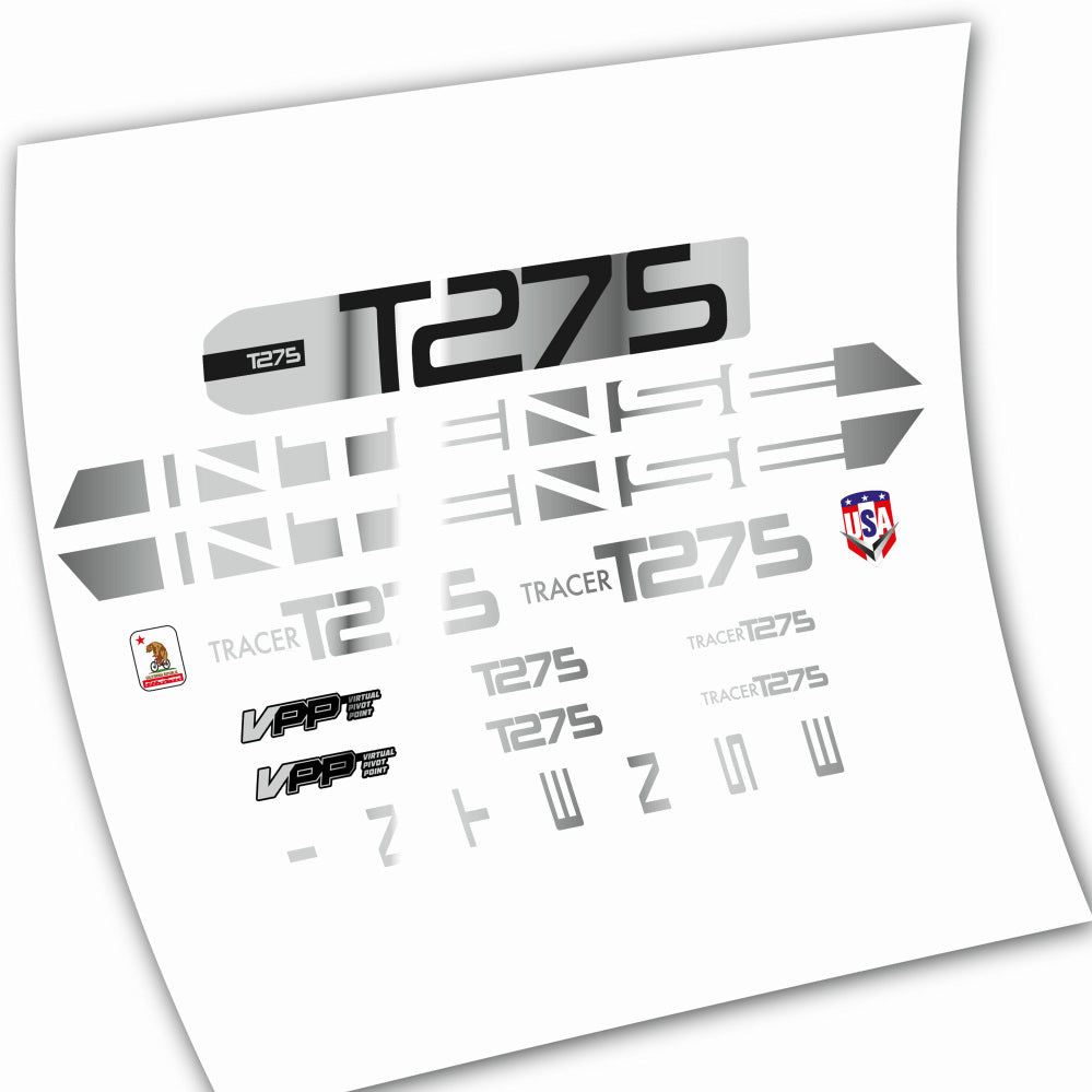 Autocollants, Intense T275, Cadre, Autocollant Vélo vinyle