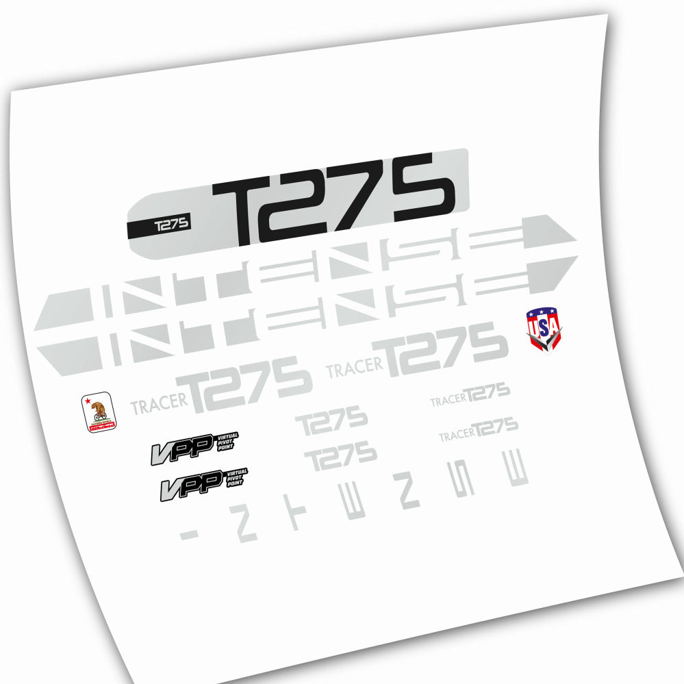 Autocollants, Intense T275, Cadre, Autocollant Vélo vinyle