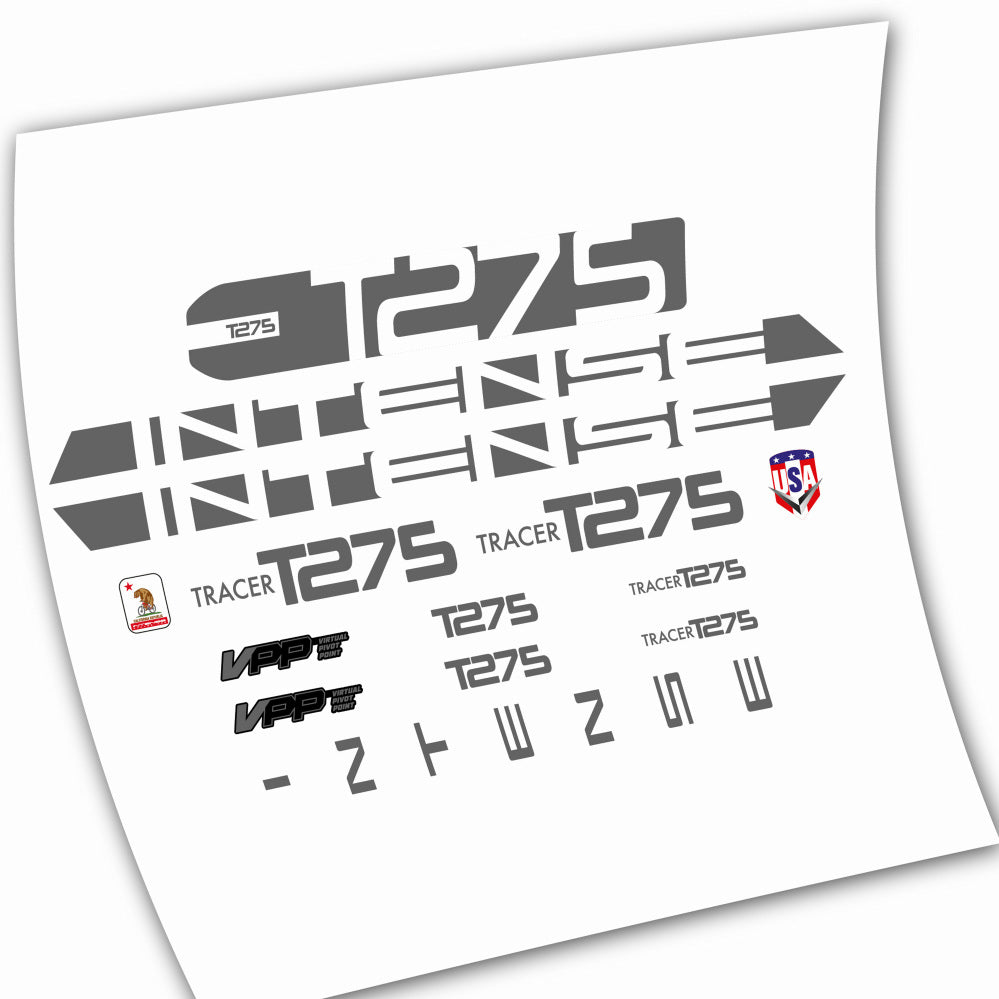 Autocollants, Intense T275, Cadre, Autocollant Vélo vinyle