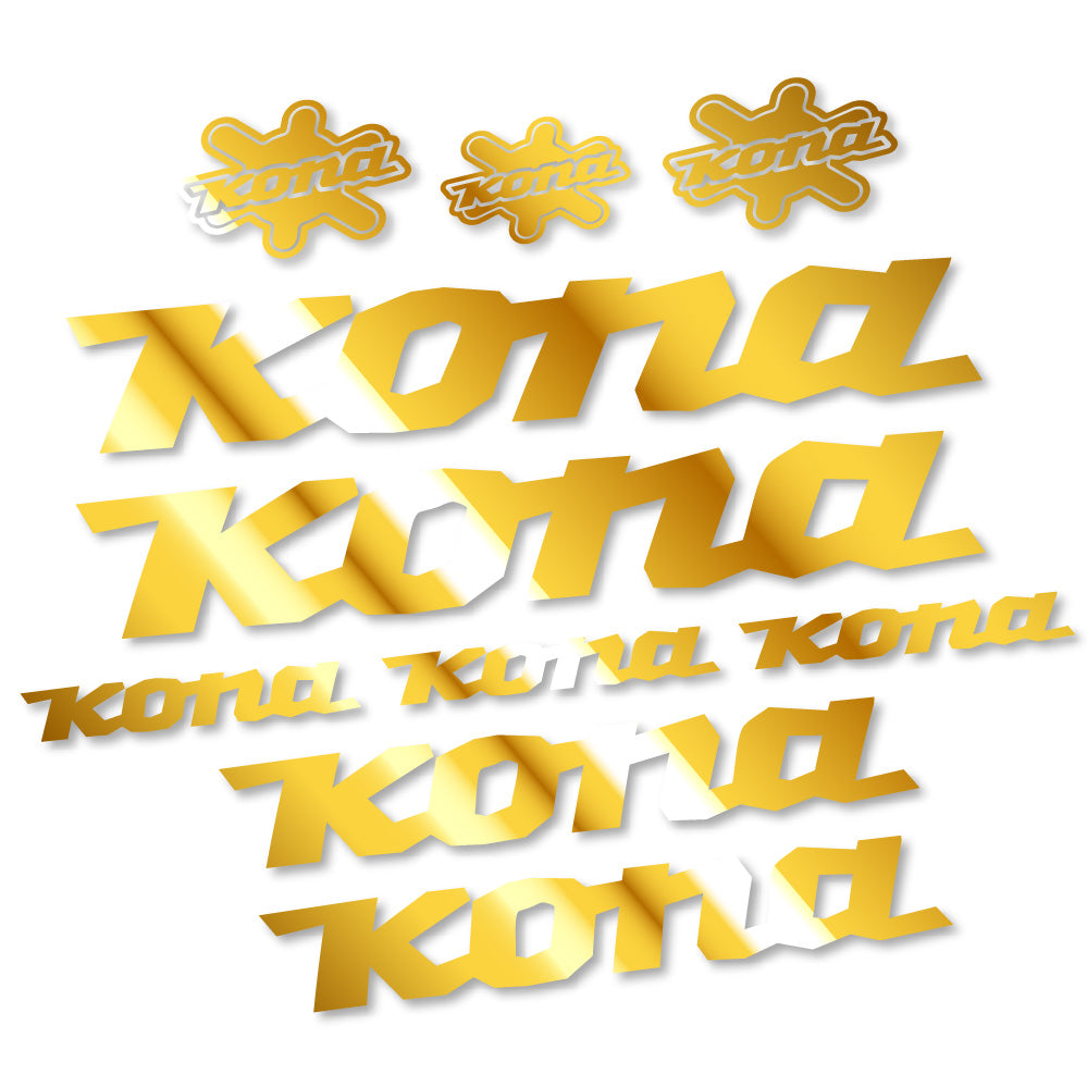 Autocollant Kona, Cadre, Vélo vinyle autocollant