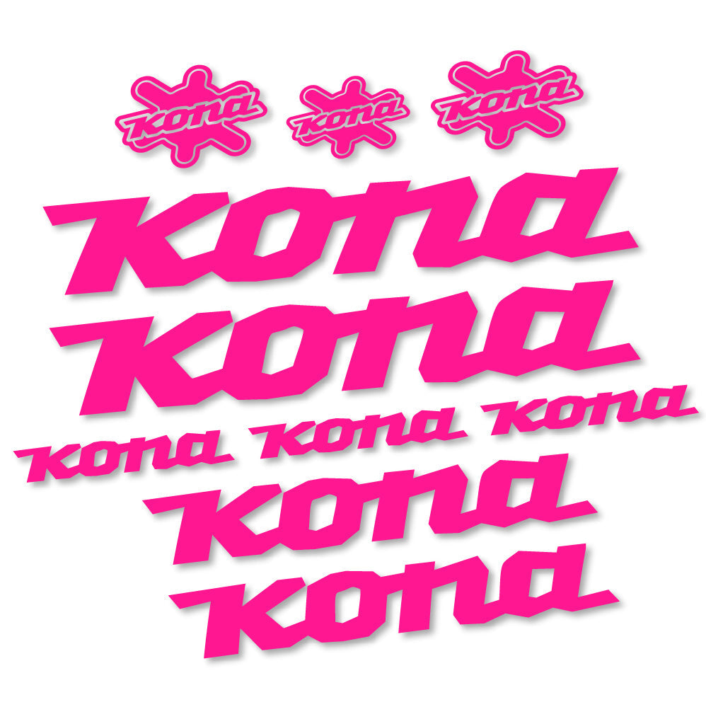 Autocollant Kona, Cadre, Vélo vinyle autocollant