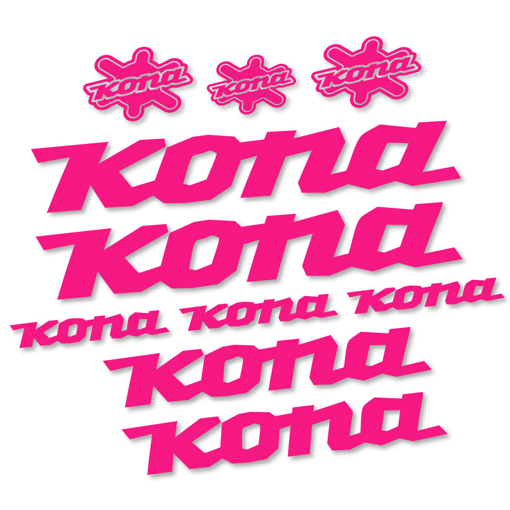 Autocollant Kona, Cadre, Vélo vinyle autocollant