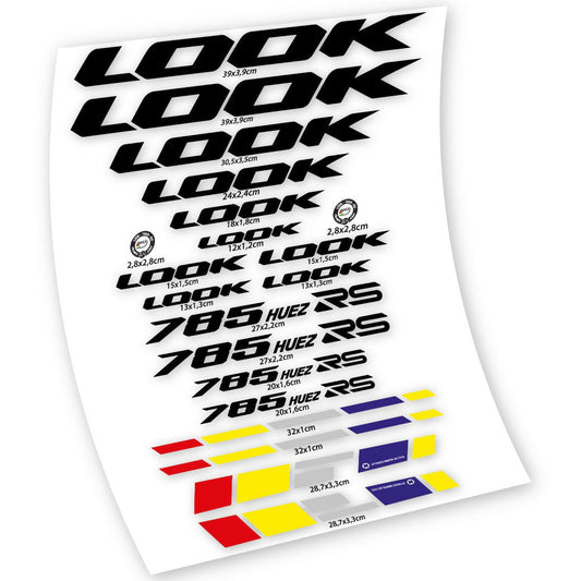 Autocollants, Look 785 Huez RS, Cadre, Autocollant Vélo Vinyle