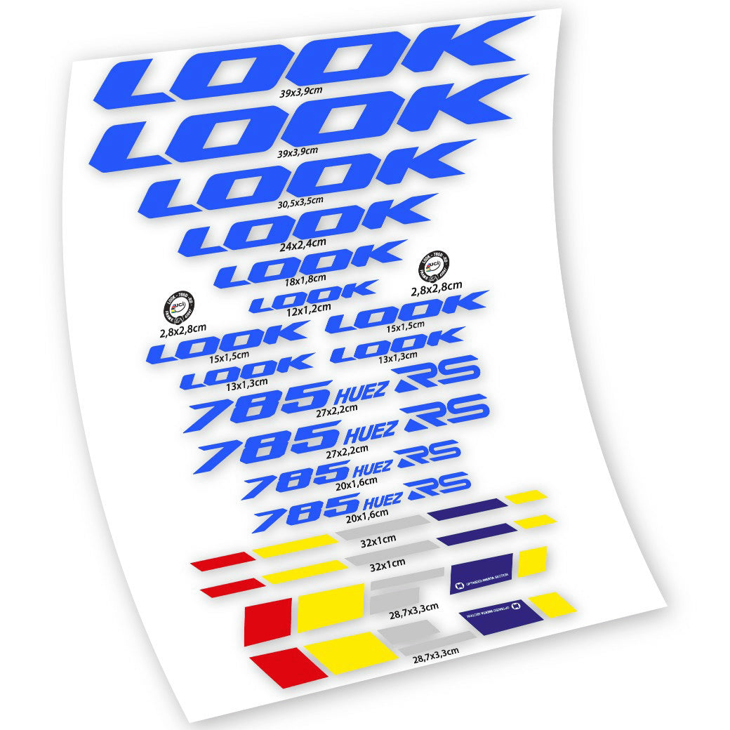 Autocollants, Look 785 Huez RS, Cadre, Autocollant Vélo Vinyle