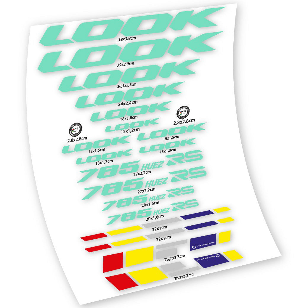 Autocollants, Look 785 Huez RS, Cadre, Autocollant Vélo Vinyle