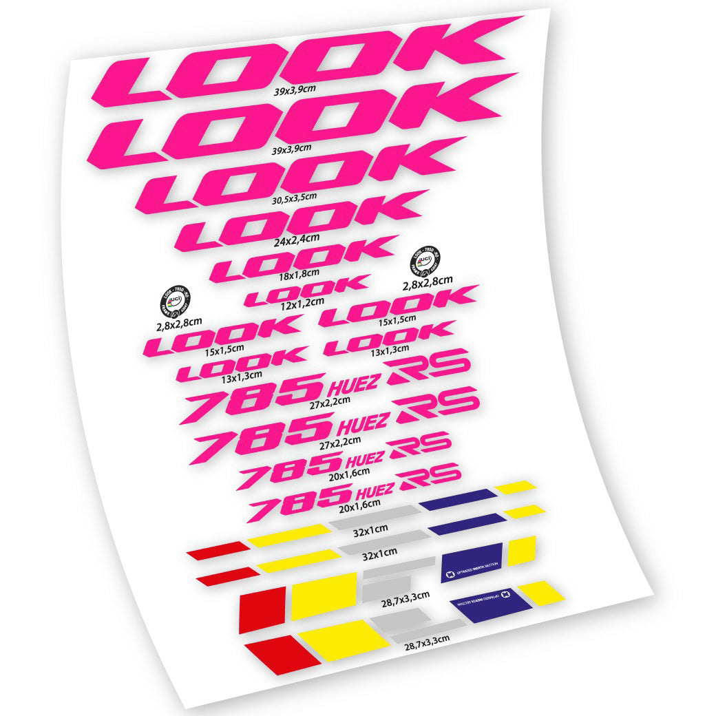 Autocollants, Look 785 Huez RS, Cadre, Autocollant Vélo Vinyle