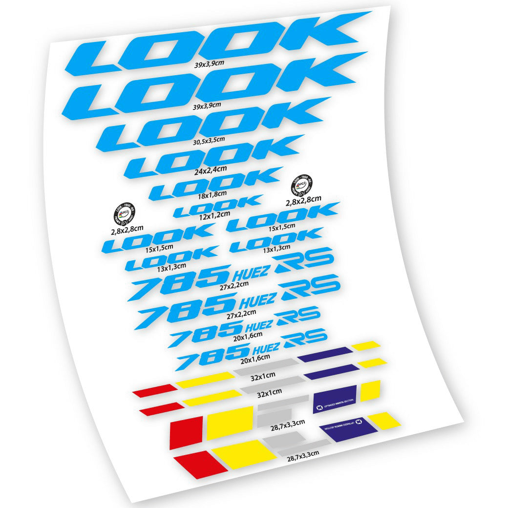 Autocollants, Look 785 Huez RS, Cadre, Autocollant Vélo Vinyle